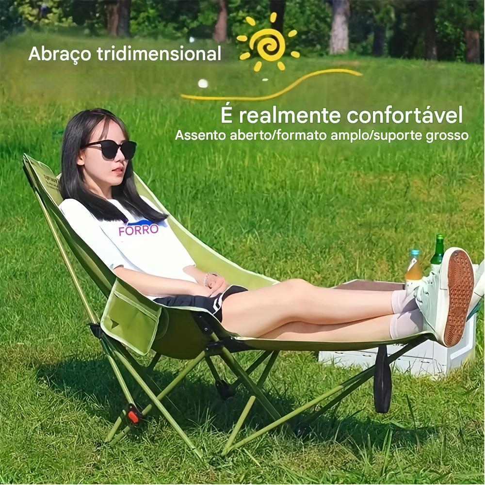 Cadeira Moon Dobrável Ajustável Portátil