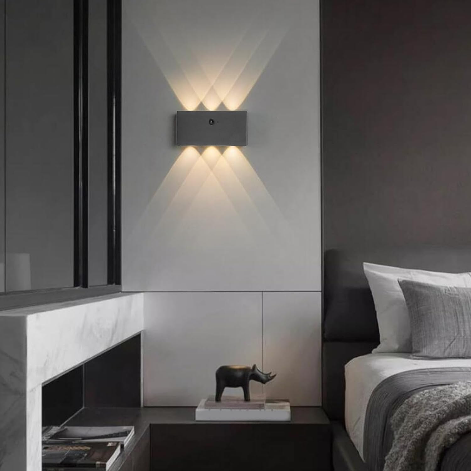 2 Arandelas Magnéticas de LED