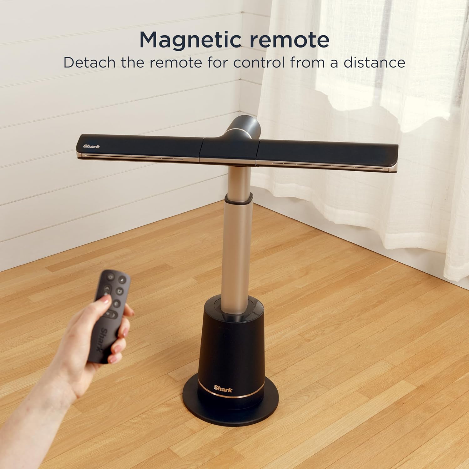 SHARK Ventoinha TurboBlade – ventoinha de torre sem pás ultra potente, refrigeração de alto desempenho até 80 pés, pivôs e rotações, oscilação de 180°, 10 velocidades, arrefece a casa, a
