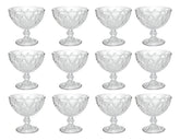 Jogo 12 Taças Diamond Lyor Sobremesa 250ml Transparente