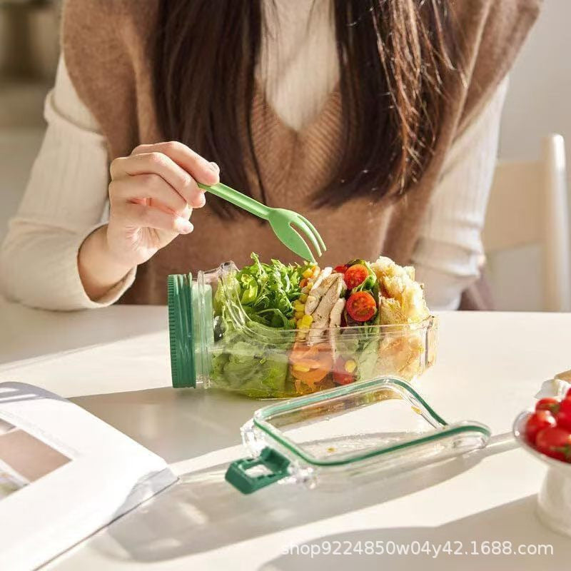 The Original Salad Pod, Portable Salad Jar And Box