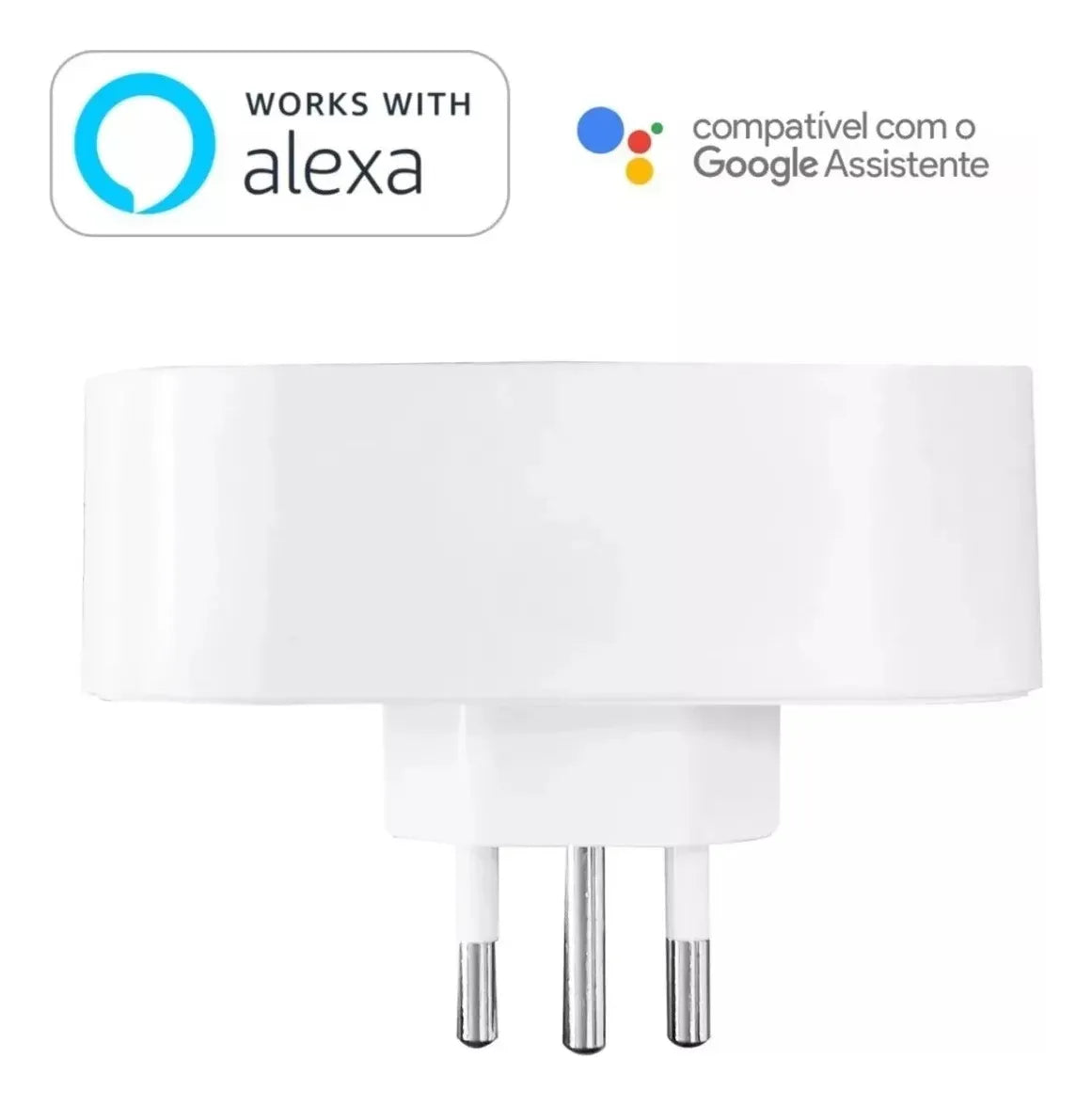 Kit 4 Tomada Inteligente Wifi Liga E Desliga 10a Alexa Home