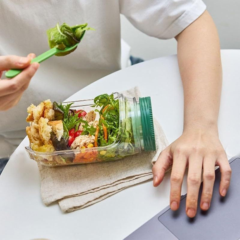 The Original Salad Pod, Portable Salad Jar And Box