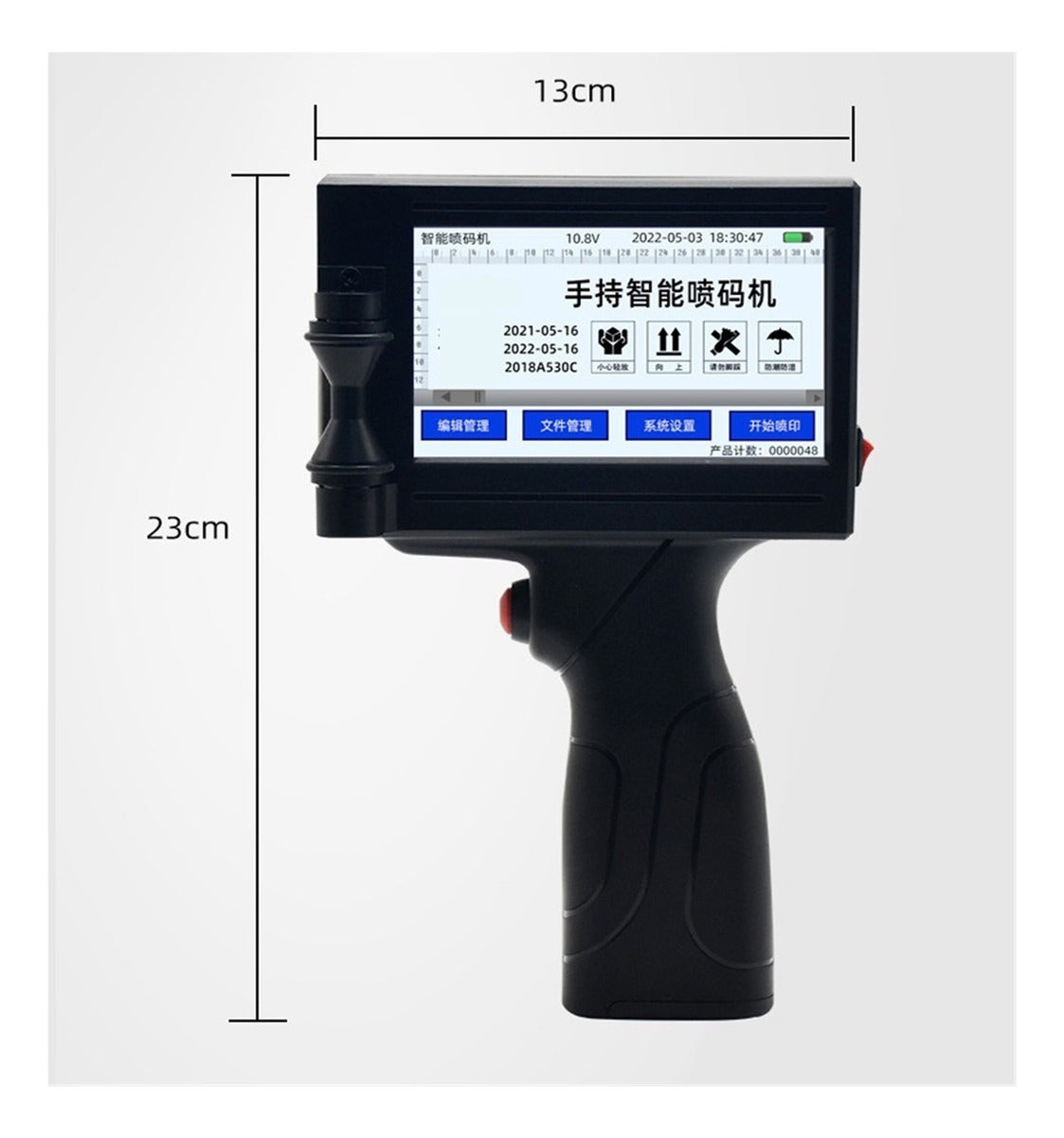 Impresora De Inyección De Tinta Inteligente De 12,7 Mm