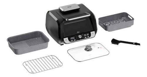 Fritadeira Air Fryer Barbecue Digital 12 Em 1 Led
