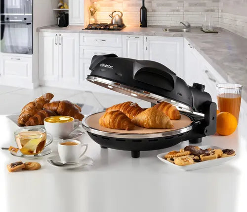 Forno De Pizza Elétrico Aríete Com Pedra Antiaderente 1200w