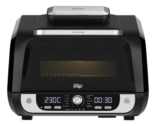 Fritadeira Air Fryer Barbecue Digital 12 Em 1 Led