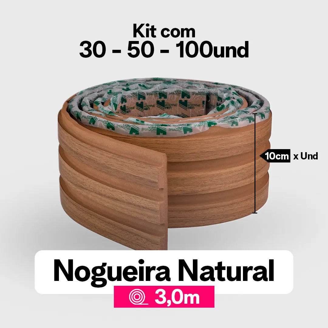 Kit Painel Ripado Autocolante 3M Laminado  | Linha Madeto | DIY