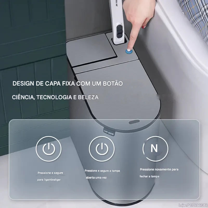 Lixeira Inteligente Automática com Escova
