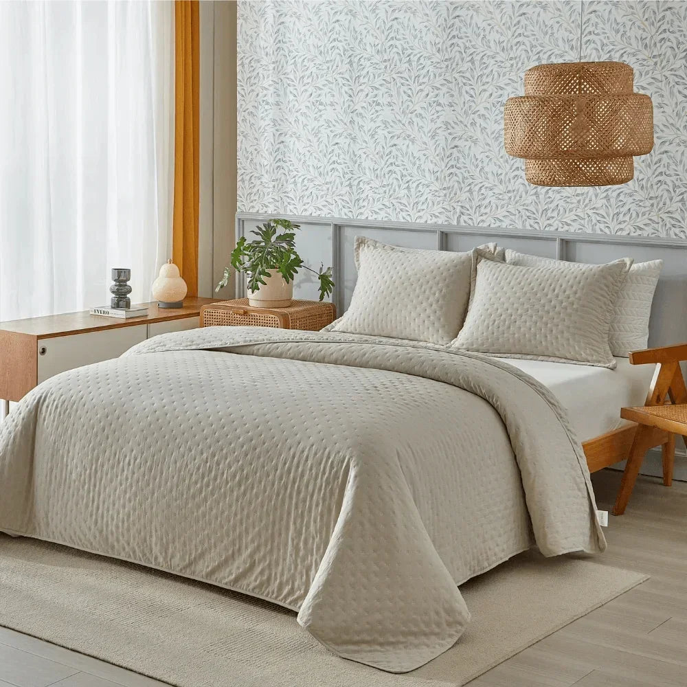 Kit Cobre Leito Colcha Queen