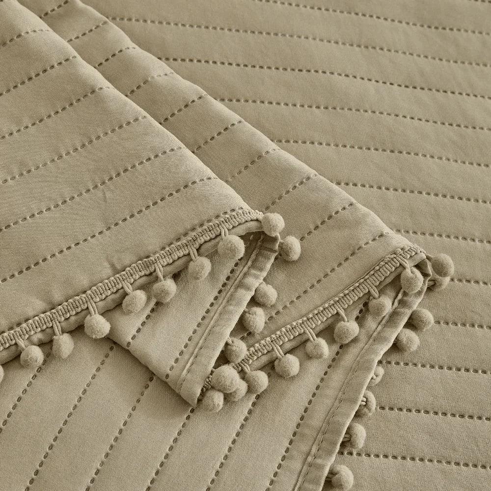 Kit Colcha de Cama Bege