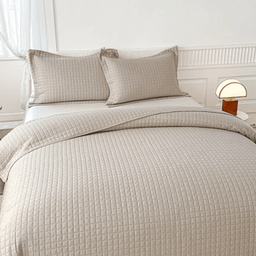 Kit de Colcha de Cama Bege