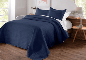 Kit de Colcha de Cama Azul